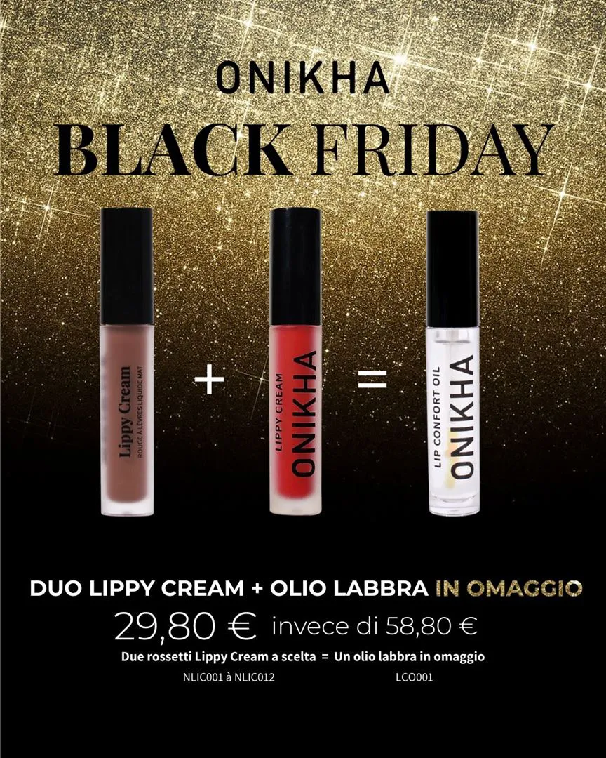 DUO LIPPY CREAM + OLIO LABBRA IN OMAGGIO