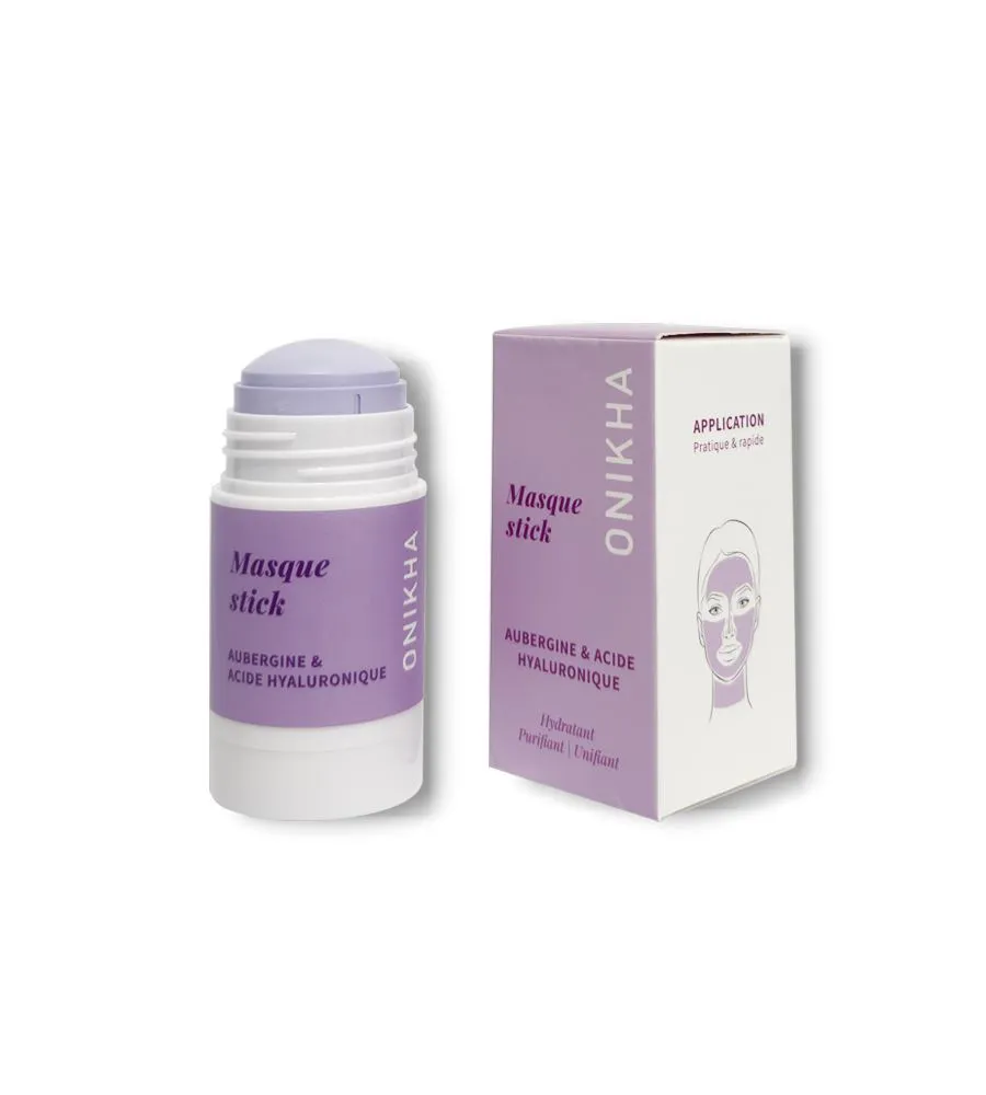 MASQUE STICK AUBERGINE & ACIDE HYALURONIQUE 