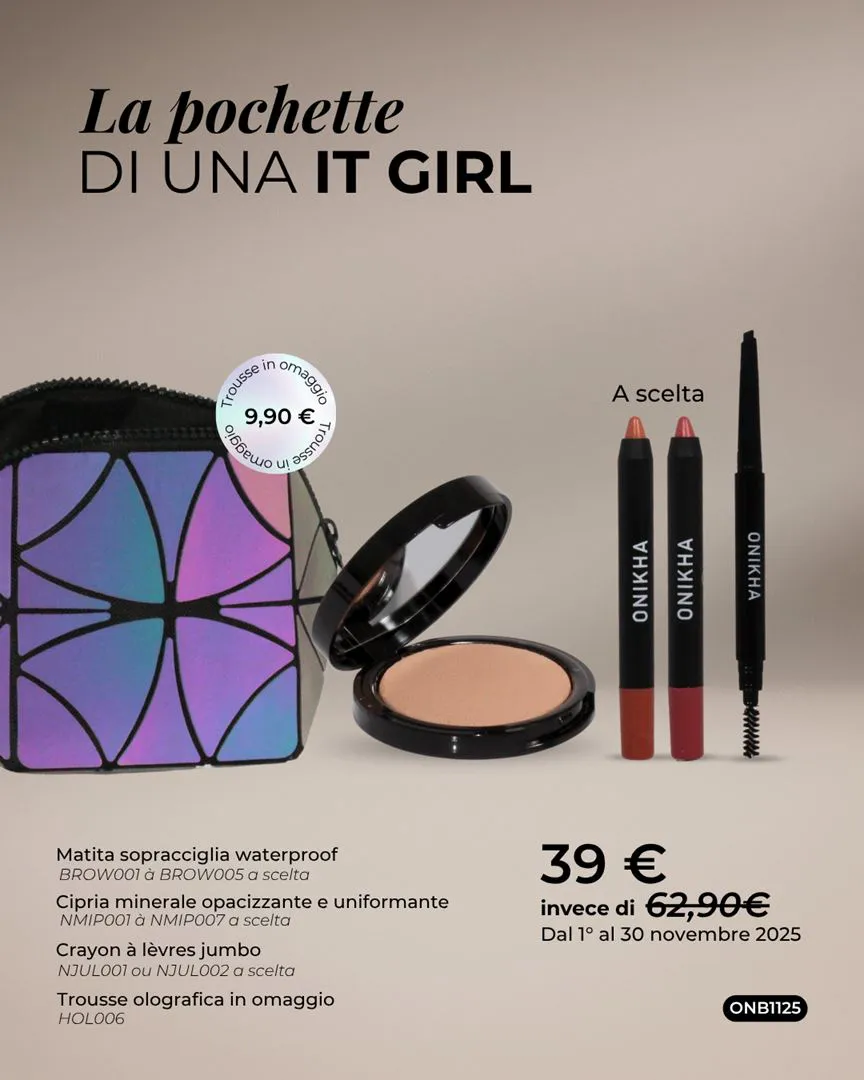 LA POCHETTE DI UNA “IT GIRL”