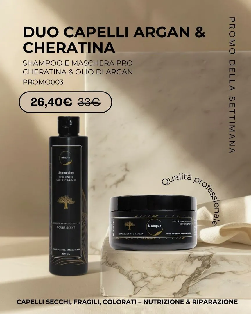 DUO CAPELLI ARGAN & CHERATINA
