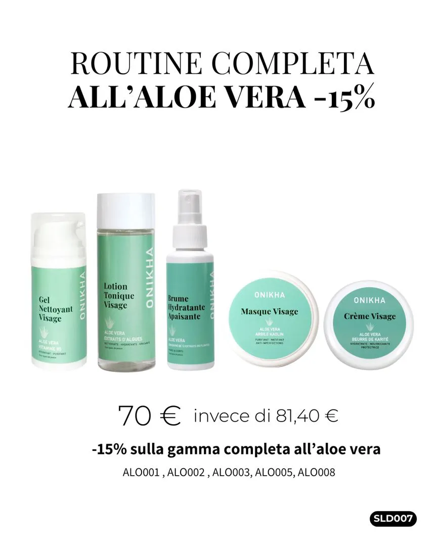 ROUTINE ALOE VERA COMPLETA