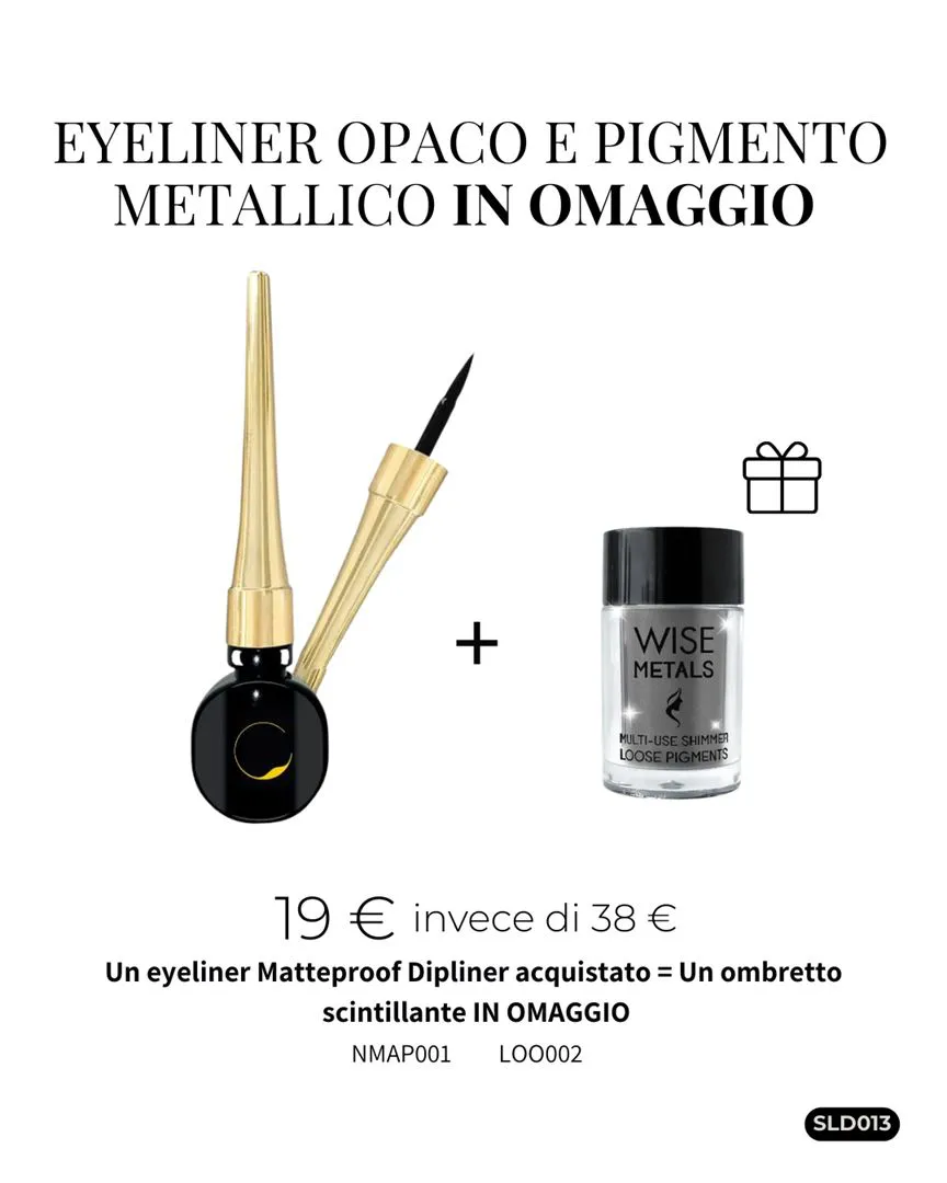 EYELINER OPACO & E PIGMENTO METALLICO