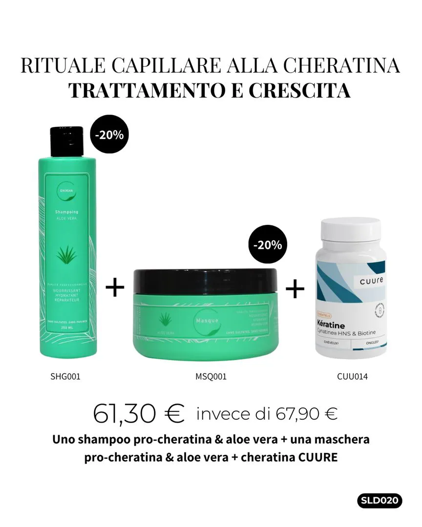 RITUALE CAPILLARE CHERATINA TRATTAMENTO & CRESCITA