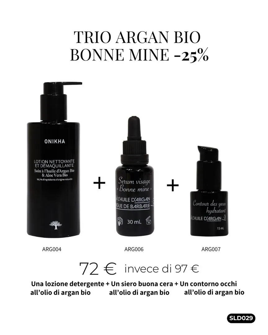 TRIO ARGAN BONNE MINE