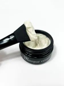 PENNELLO SPATOLA IN SILICONE NERO  MASCHERE VISO