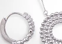 PLATEAU ARGENT ET ZIRCONIUM           PROMO - 50 %