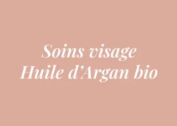 SOINS VISAGE HUILE ARGAN BIO