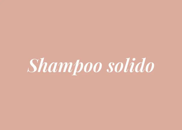 SHAMPOO SOLIDO