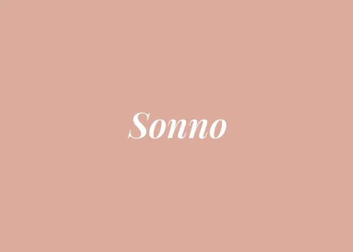 SONNO